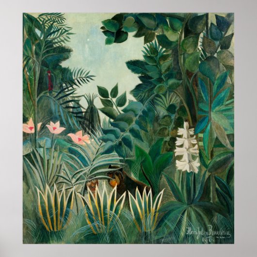 Der Äquatorialdschungel Poster (Vorne)