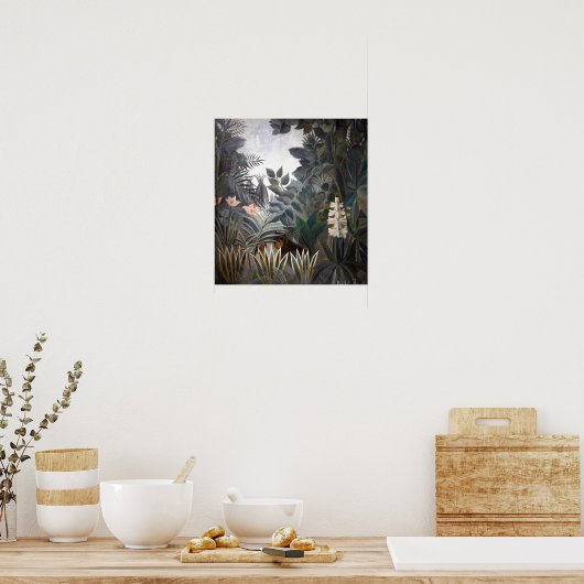 Der Äquatorialdschungel Poster (Küche)