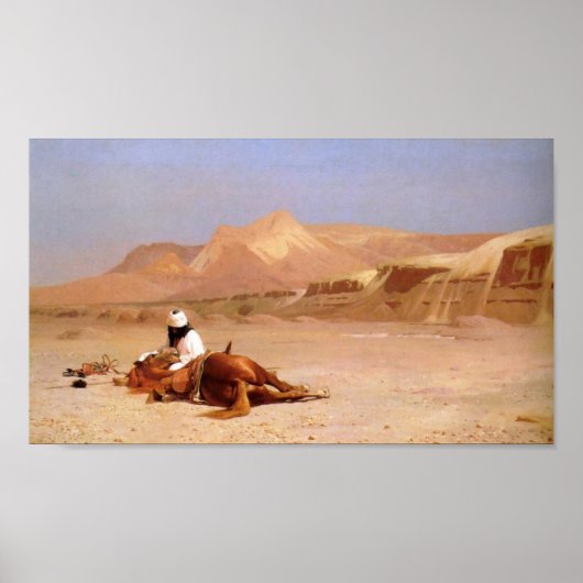 Der Araber und seine Haltung Poster (Vorne)
