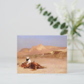 Der Araber und seine Haltung Postkarte (Stehend Vorderseite)
