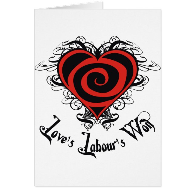 Der Arbeit der Liebe gewonnen (Vorne)