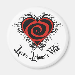 Der Arbeit der Liebe gewonnen Magnet