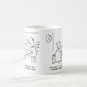 Der Arbeiter sagte, er sei nun Teil der Office-Fam Kaffeetasse (Mittel)