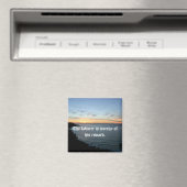 Der Arbeiter verdient seine Belohnung. Magnet (In Situ (Geschirrspüler))