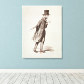 Der Arbeitnehmer Leinwanddruck (Insitu (Holzboden))