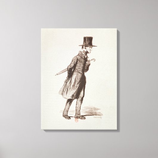 Der Arbeitnehmer Leinwanddruck (Vorderseite)