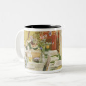 Der Arbeitsraum, Kneipe. in "Lasst Licht Hinin" Zweifarbige Tasse (Vorderseite Links)