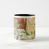 Der Arbeitsraum, Kneipe. in "Lasst Licht Hinin" Zweifarbige Tasse (Mittel)