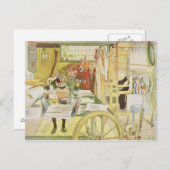 Der Arbeitsraum, Pub. in 'Lasst Licht Hinin' ('Gel Postkarte (Vorne/Hinten)