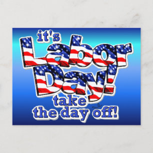 Der Arbeitstag Postkarte