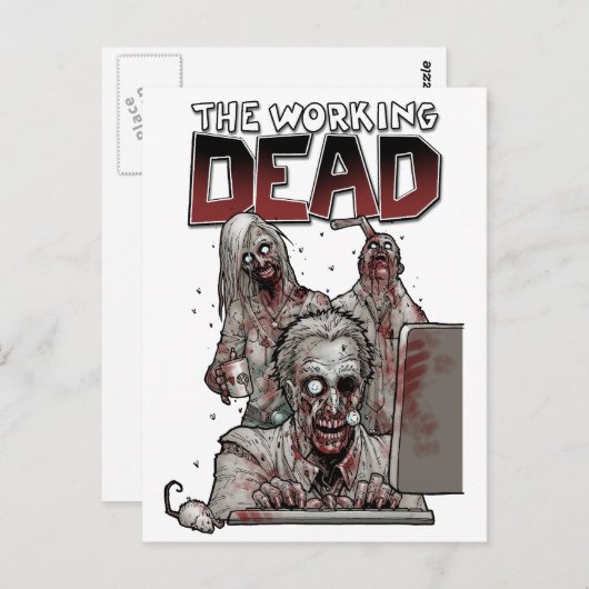 DER ARBEITSTAG POSTKARTE (Vorne/Hinten)