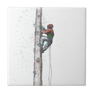 Der Arborist-Baumchirurg Fliese