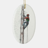 Der Arborist-Baumchirurg Keramikornament (Rechts)