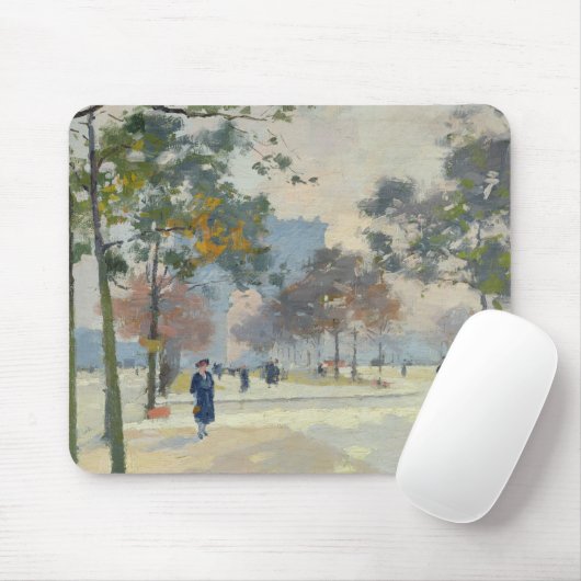 Der Arc de Triomphe im Herbst, Paris Mousepad (Mit Mouse)