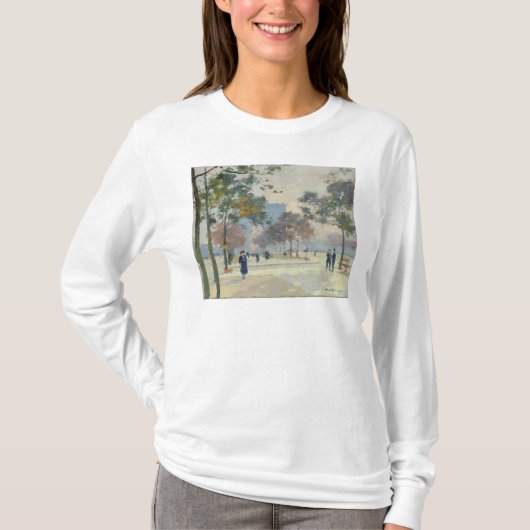 Der Arc de Triomphe im Herbst, Paris T-Shirt (Vorderseite)