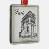 Der Arc de Triomphe Ornament Aus Metall (Rechts)