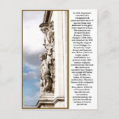 Der Arc de Triomphe Postkarte (Vorderseite)