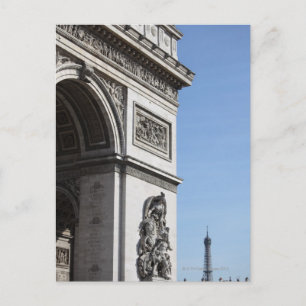 Der Arc de Triomphe Postkarte