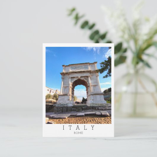 Der Arch des Titus, Rom, Italien Postkarte (Stehend Vorderseite)