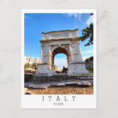 Der Arch des Titus, Rom, Italien Postkarte (Vorderseite)