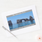 Der Arch von Anacapa Rechteckiger Aufkleber (Umschlag)