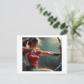 Der Archer Postkarte (Stehend Vorderseite)