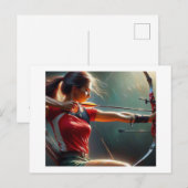 Der Archer Postkarte (Vorne/Hinten)