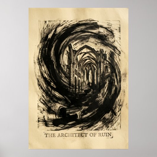 Der Architekt Des Ruins Poster (Vorne)