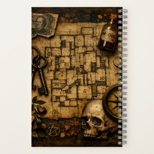 Der Architekt des Todes: H.H. Holmes Mordschloss Notizblock