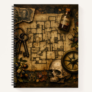 Der Architekt des Todes: H.H. Holmes Mordschloss Notizblock