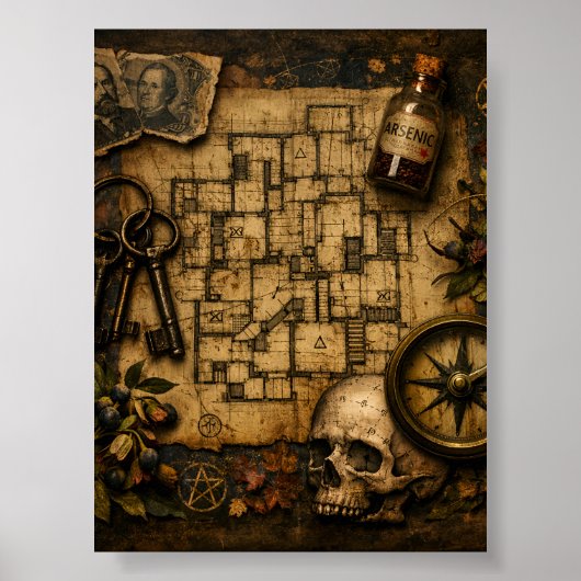 Der Architekt des Todes: H.H. Holmes Mordschloss Poster (Vorne)