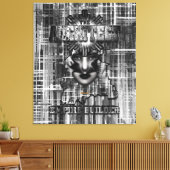 Der Architekt_Empire Builder Abstrakte digitale Ku Leinwanddruck (Insitu (Wohnzimmer))