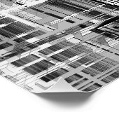 Der Architekt_Empire Builder Abstrakte digitale Ku Poster (Ecke)