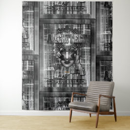 Der Architekt_Empire Builder Abstrakte digitale Ku Wandteppich