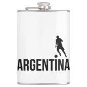 Der argentinische Flag-Fußballspieler verwendet Pu Flachmann (Vorderseite)