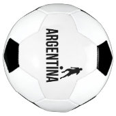 Der argentinische Flag-Fußballspieler verwendet Pu Fußball (Gedreht)