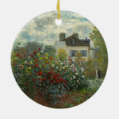 Der argentinische Künstlergarten Claude Monet Keramik Ornament (Hinten)