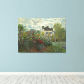 Der argentinische Künstlergarten Claude Monet Leinwanddruck (Insitu (Holzboden))