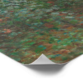 Der argentinische Künstlergarten Poster (Ecke)