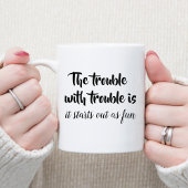 Der Ärger mit Störwitz zitiert lustiges Sprichwort Kaffeetasse