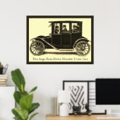 Der Argo Fore Drive Elektrischer Stadtwagen ~ Vint Poster (Heimbüro)