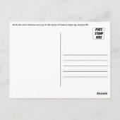 Der Arktische Fox im Winter Wonderland Postkarte (Rückseite)