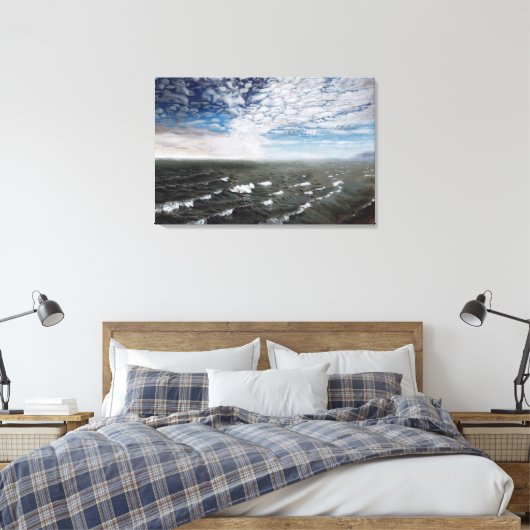 Der Arktische Ozean: Canvas drucken Standardgröße Leinwanddruck (Insitu (Schlafzimmer))