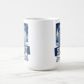 Der arktische Wolf Geist der Freiheit Kaffeetasse (Mittel)