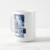 Der arktische Wolf Geist der Freiheit Kaffeetasse (Vorderseite Links)