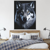 Der arktische Wolf Leinwanddruck (Insitu (Schlafzimmer))