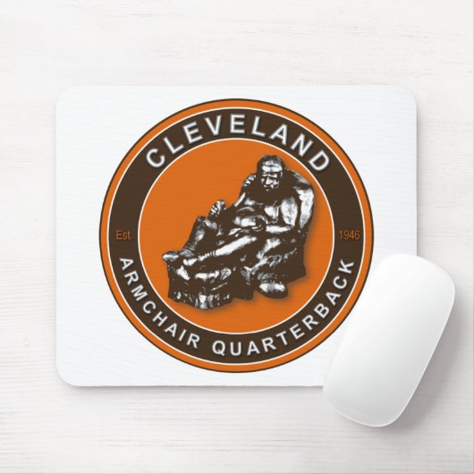 DER ARMCHAIR QB - Cleveland Mousepad (Mit Mouse)