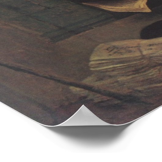 Der arme Dichter Poster (Ecke)