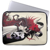 Der Ärmel des Teufels mit dem Sessel-Laptop Laptopschutzhülle (Vorderseite)