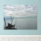 Der Ärmelkanal von Leas Folkestone Leinwanddruck (Insitu (Holzboden))